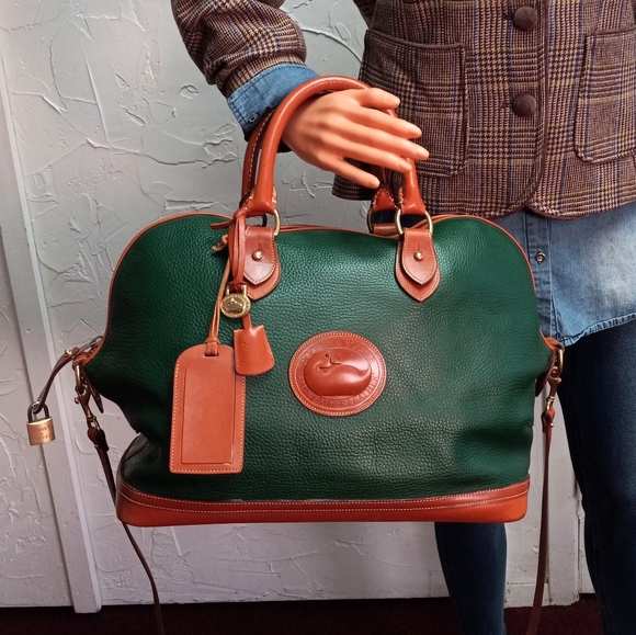 Dooney & Bourke Norfolk Collection, R97 Weekender In Fir Green - Picture 2 of 16